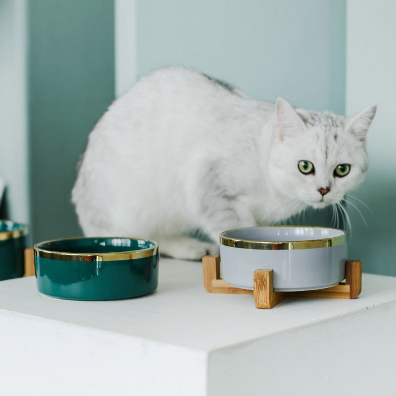 Ceramic Cat Food Bowl