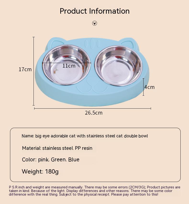 Stainless Steel Bowls With Non-Slip Resin Station