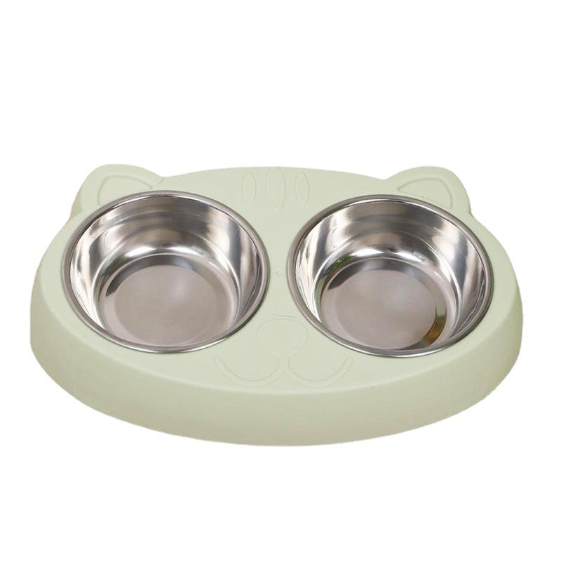 Stainless Steel Bowls With Non-Slip Resin Station